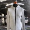 STONE ISLAND MOLED FULL ZIP HOODED COMPAS SWEATSHIRT