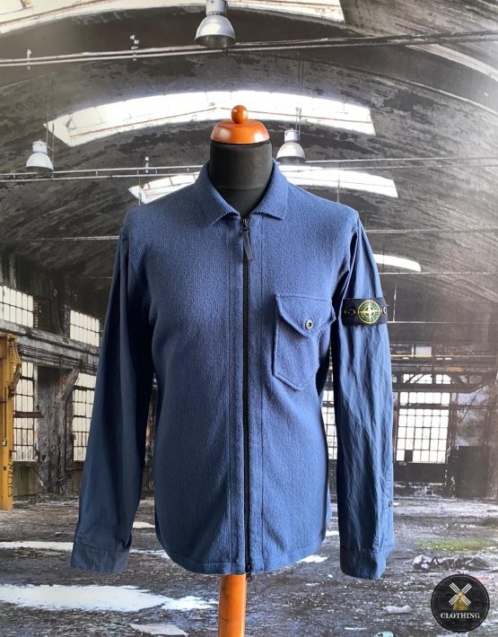 STONE ISLAND FULL ZIP OVERSHIRT - X Clothing