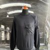 C.P. COMPANY KNITTED LENS POCKET CREWNECK