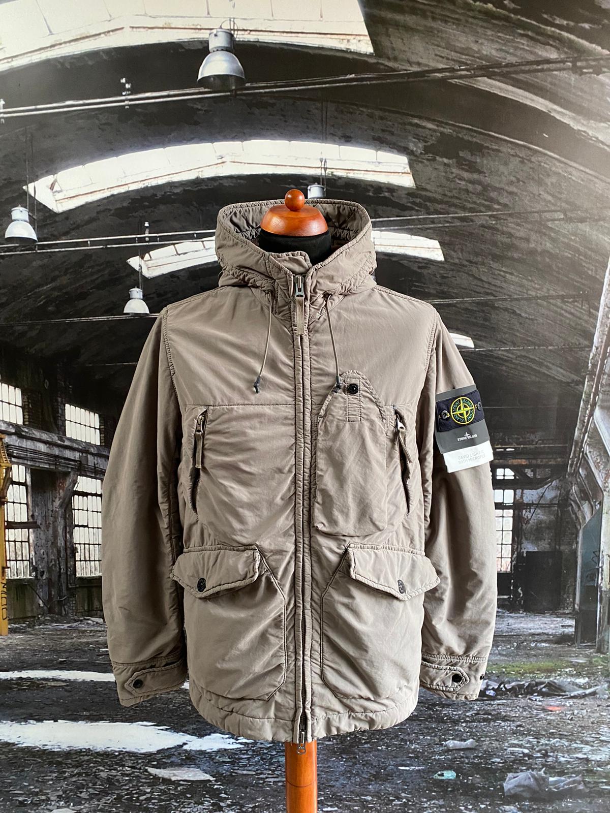 STONE ISLAND DAVID LIGHT-TC WITH MICROPILE JACKET - X Clothing