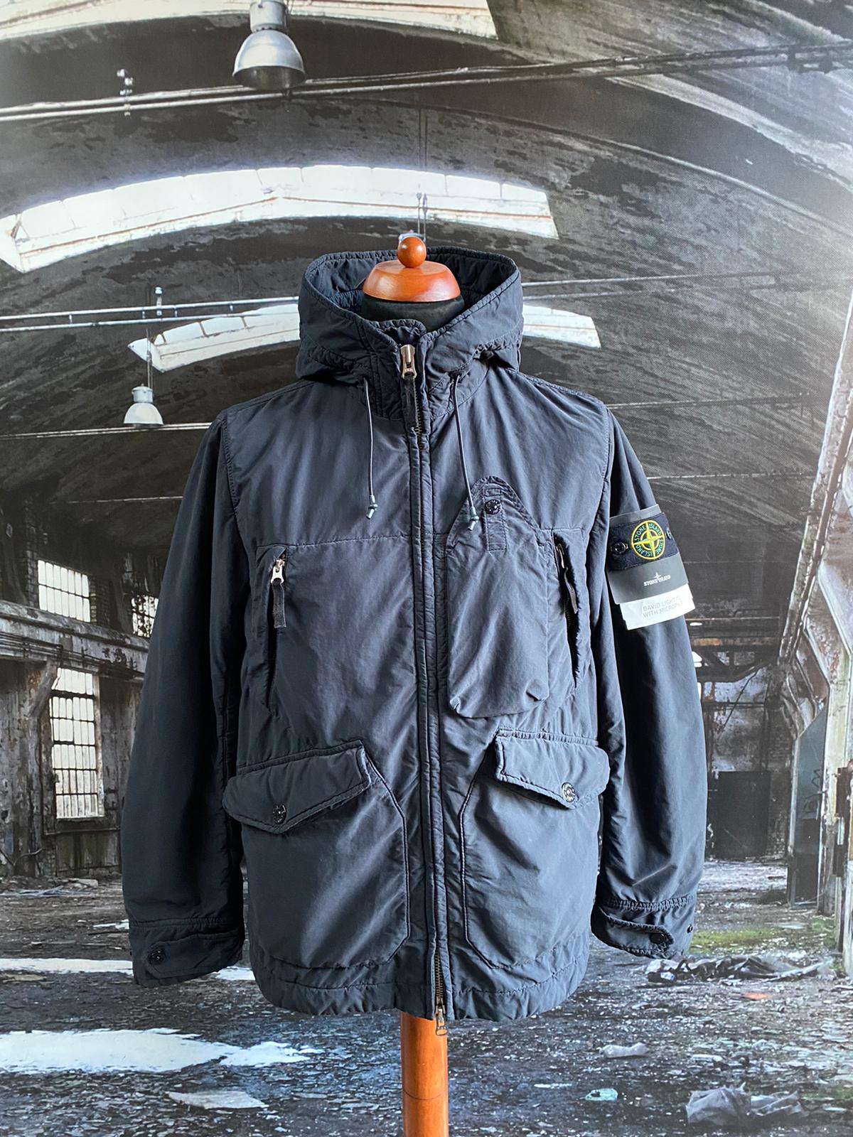 STONE ISLAND DAVID LIGHT-TC WITH MICROPILE JACKET - X Clothing