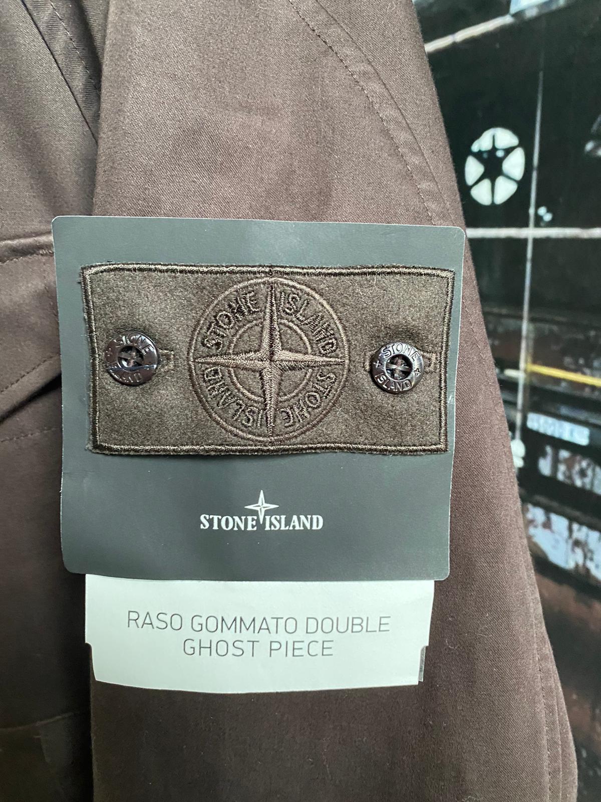 STONE ISLAND RASO GOMMATO DOUBLE GHOST PIECE HOODED JACKET STONE ISLAND RASO GOMMATO DOUBLE GHOST PIECE HOODED JACKET