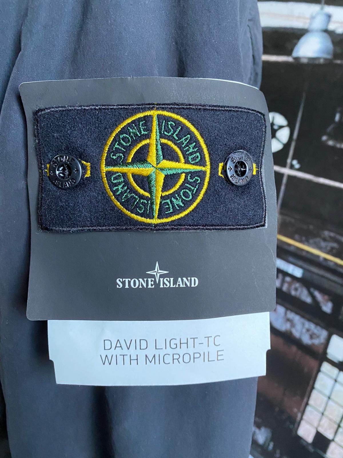 STONE ISLAND DAVID LIGHT-TC WITH MICROPILE JACKET - X Clothing