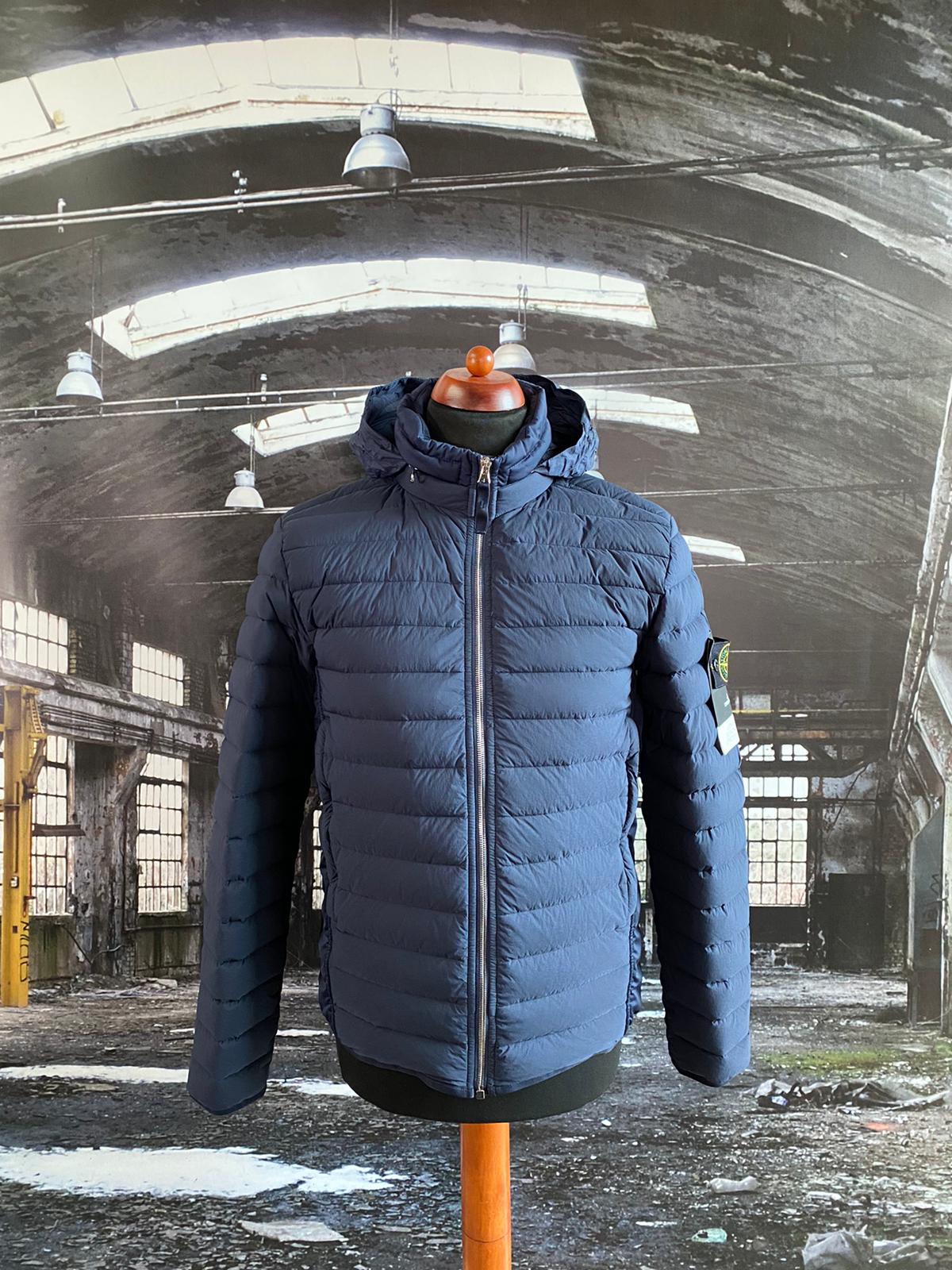 Stone Loom Woven Down Jacket Top Stone Island Loom Woven Jacket On