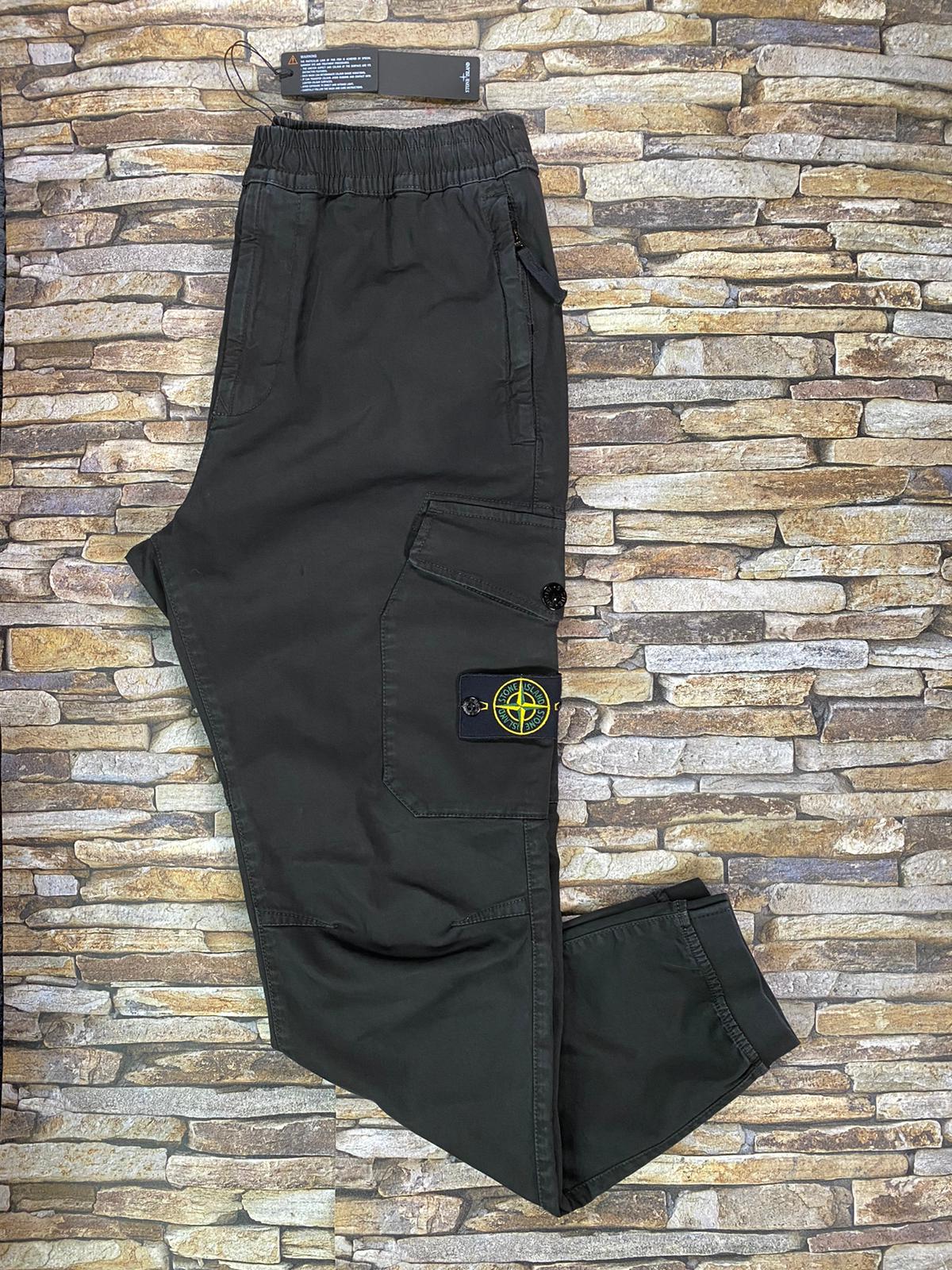STONE ISLAND RE-T CARGO TROUSERS - X Clothing