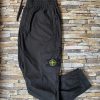 STONE ISLAND EGG SHELL COTTON CANVAS CARGO PANTS