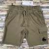 C.P. COMPANY LENS CARGO SHORTS