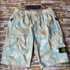 STONE ISLAND CAMO DEVORE CARGO SHORTS