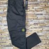 STONE ISLAND TWILL CARGO TROUSERS