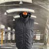 STONE ISLAND GHOST PIECE STRETCH WOOL NYLON REVERSIBLE GILET