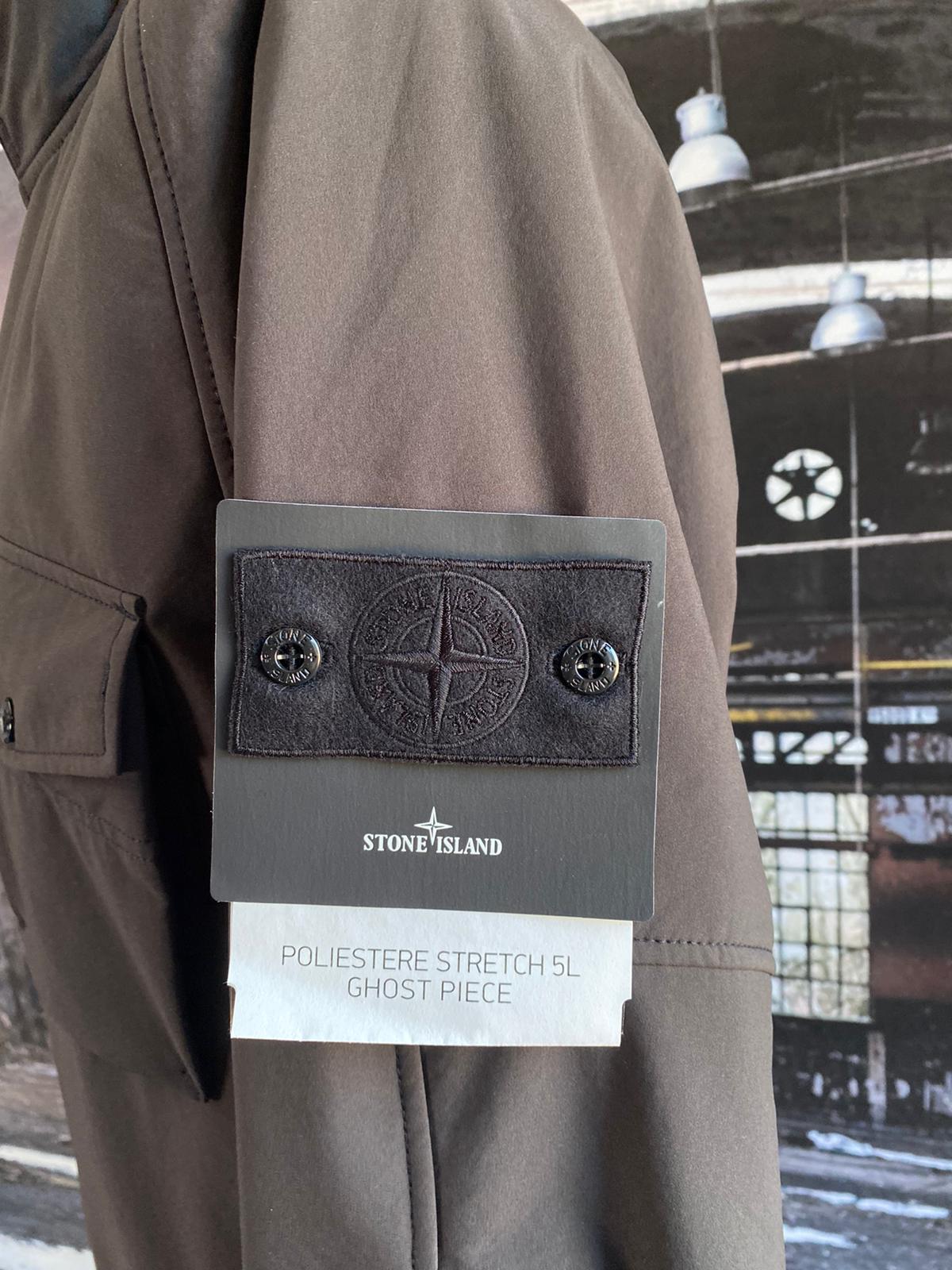 STONE ISLAND POLIESTERE STRETCH 5L GHOST PIECE - X Clothing STONE ISLAND POLIESTERE STRETCH 5L GHOST PIECE - X Clothing
