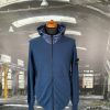 STONE ISLAND FULL ZIP LUCIDO HOODED SWEATSHIRT