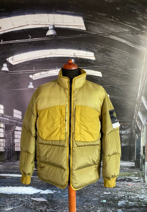 STONE ISLAND MODIFIED PANAMA 6/3 HT NYLON MIX FABRICS DOWN-TC JACKET