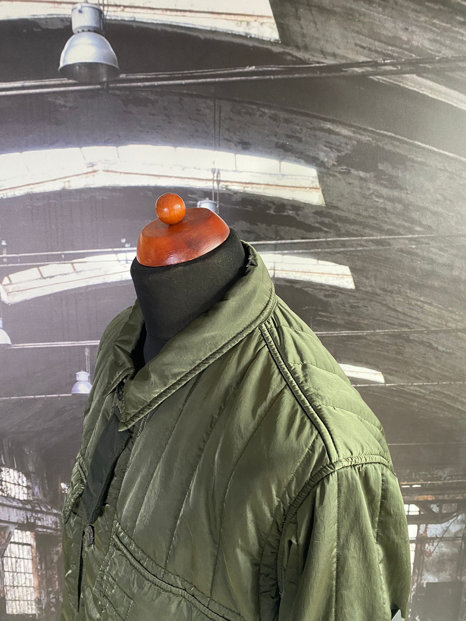 STONE ISLAND NYLON RASO QUILTED-TC JACKET - X Clothing