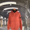 STONE ISLAND BRUSHED COTTON FLEECE SWEATSHIRT