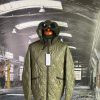 C.P. COMPANY NYLON QUILTED SPECIAL DYED GOGGLE JACKET