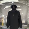 C.P. COMPANYMETROPOLIS SERIES DIAGONAL RAISED FLEECE HOODED SWEATSHIRT