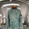 STONE ISLAND COTTON FLEECE + OFF - DYE OVD TREATMENT SWEATSHIRT