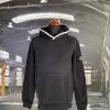 STONE ISLAND BRUSHED COTTON FLEECE SWEATSHIRT