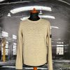 STONE ISLAND CREWNECK_CHAPTER 1 HEMP WITH INNER PATTERN IN COTTON CHENILLE CREWNECK