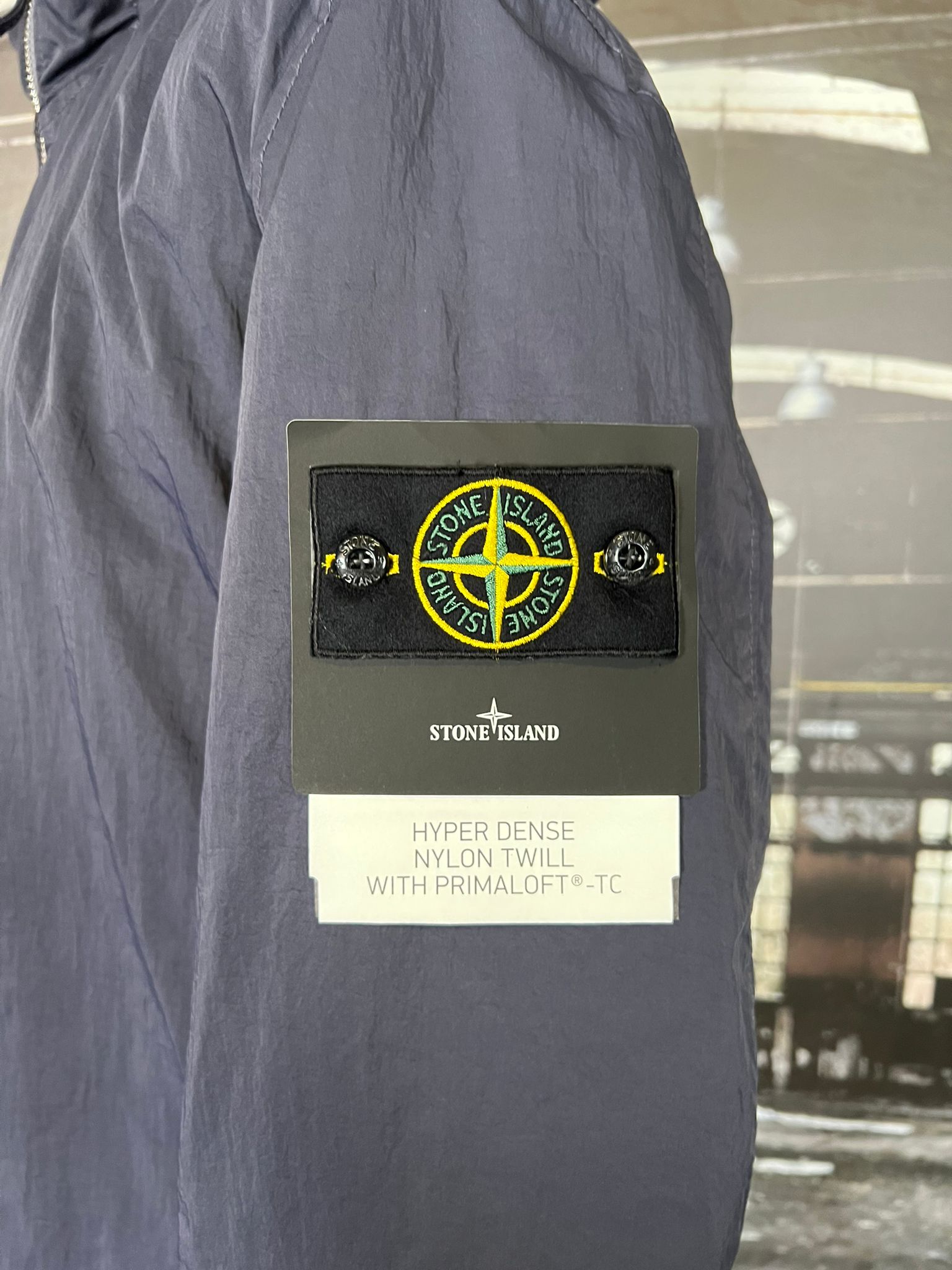 Hyper Dense Nylon Twill Field Jacket Stone Island