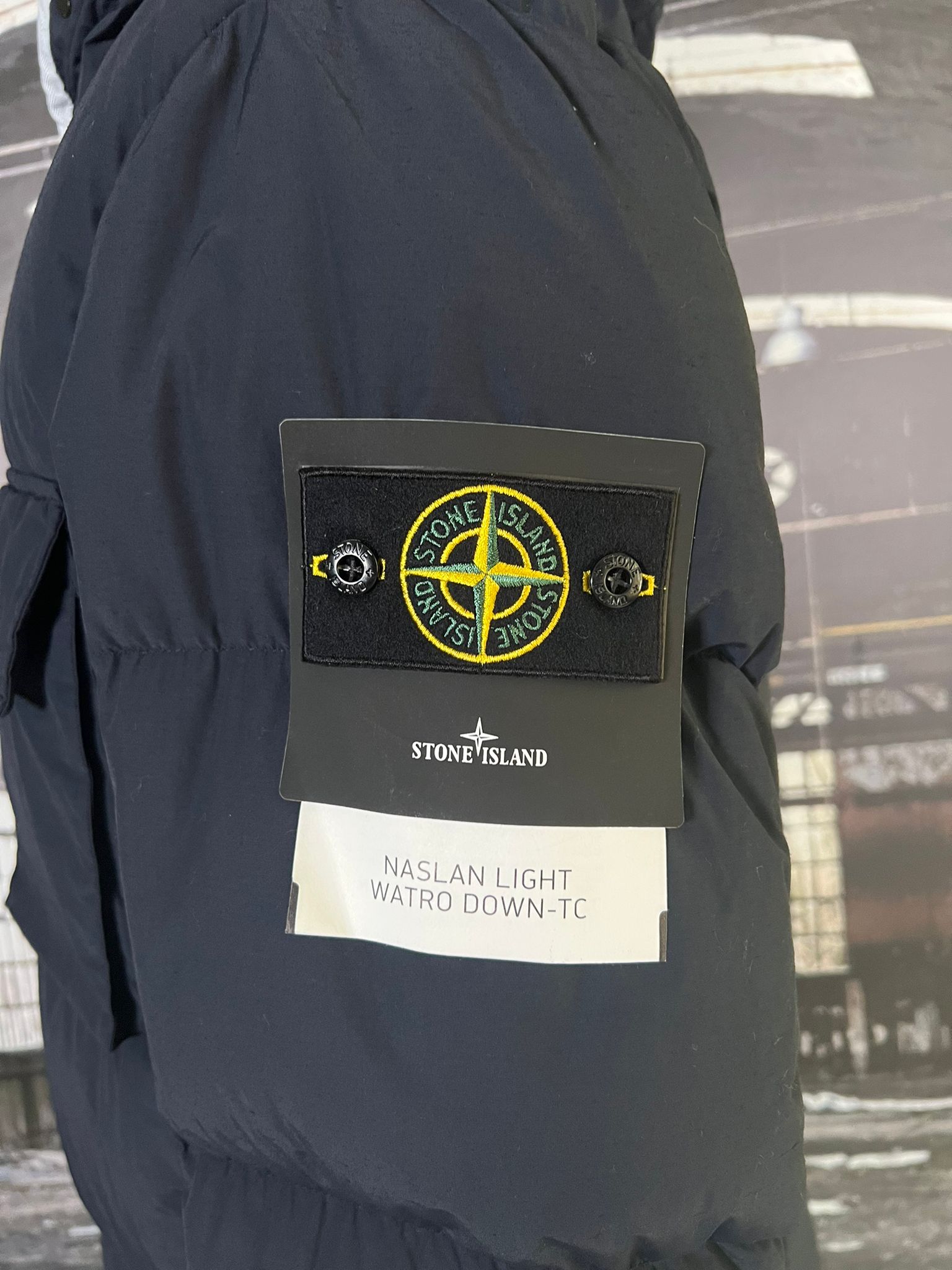 STONE ISLAND NASLAN LIGHT WATRO DOWN-TC JACKET - X Clothing