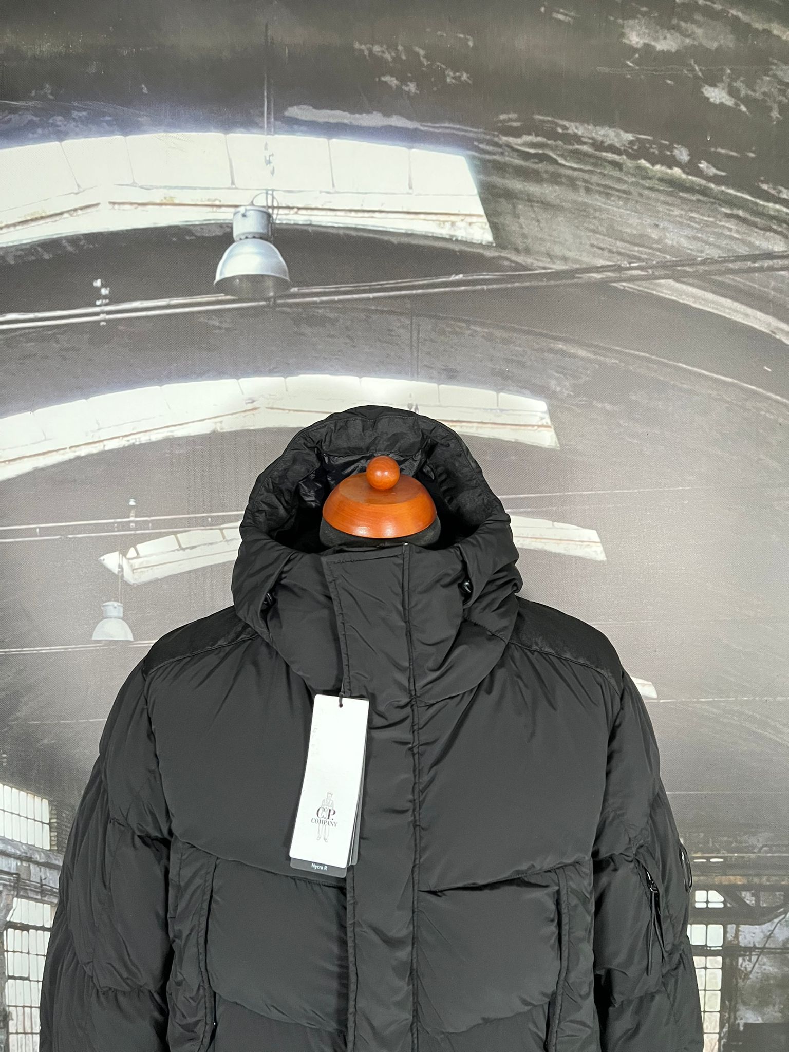 C.P. COMPANY NYCRA R DOWN PARKA - X Clothing