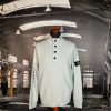 STONE ISLAND LAMBSWOOL QUARTER ZIP SWEATSHIRT