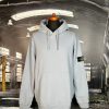 STONE ISLAND COTTON FLEECE GARMENT DYED HOODIE