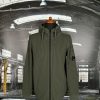 C.P. COMPANY FULL ZIP RIBBED LENS KNIT