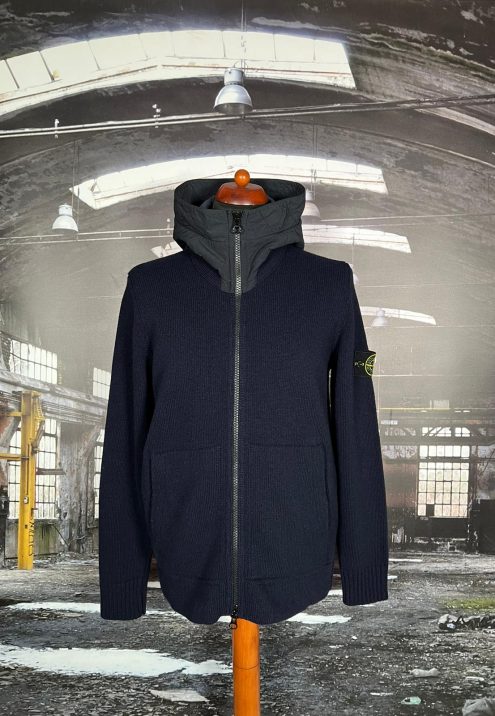 STONE ISLAND LAMBSWOOL WITH NASLAN HOOD