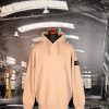 STONE ISLAND COTTON FLEECE GARMENT DYED HOODIE