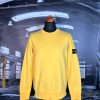 STONE ISLAND COTTON FLEECE GARMENT DYED SWEATSHIRT