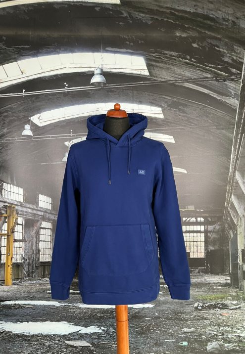 C.P. COMPANY BRUSHED COTTON FLEECE HOODIE