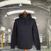 C.P. COMPANY DIAGONAL RAISED LENS HOODED SWEATSHIRT