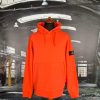 STONE ISLAND COTTON FLEECE GARMENT DYED HOODIE
