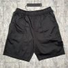 STONE ISLAND STRETCH COTTON LYOCELL SATIN_GHOST PIECE_GARMENT DYED SHORTS
