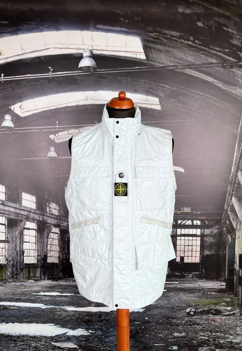 STONE ISLAND MEMBRANA 3L TC_GARMENT DYED GILET