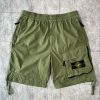 STONE ISLAND STRETCH COTTON TELA 'PARACADUTE'_GARMENT DYED SHORTS