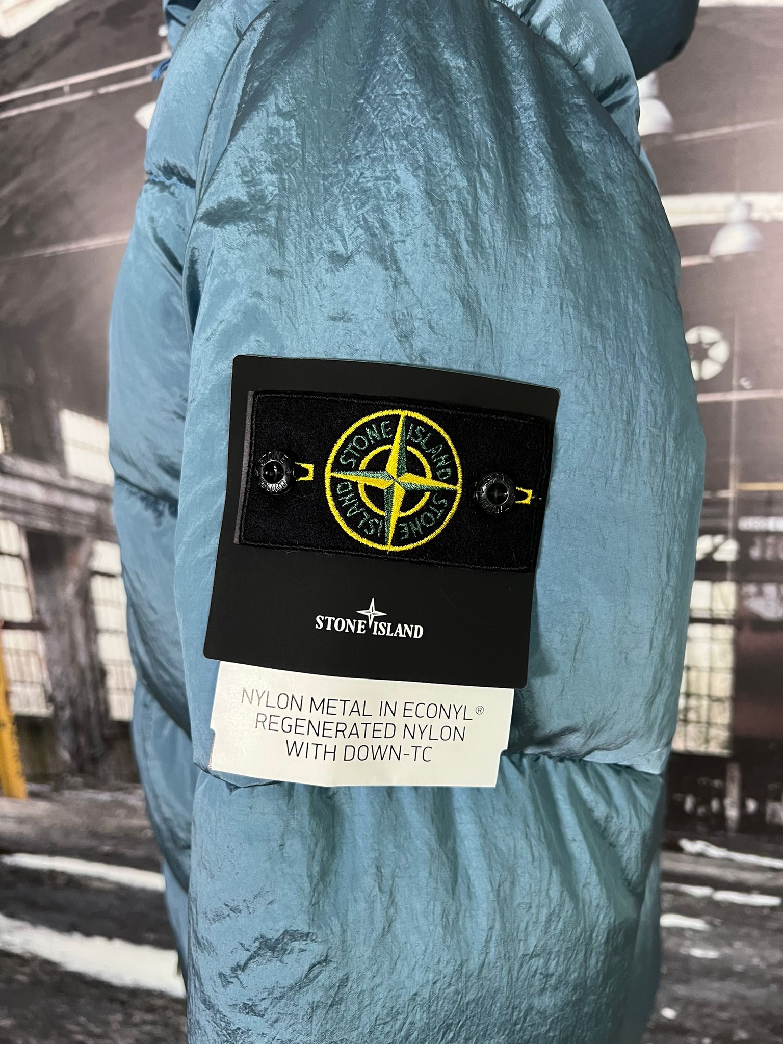 STONE ISLAND NYLON METAL IN ECONYL® REGENERATED NYLON DOWN JACKET - X ...