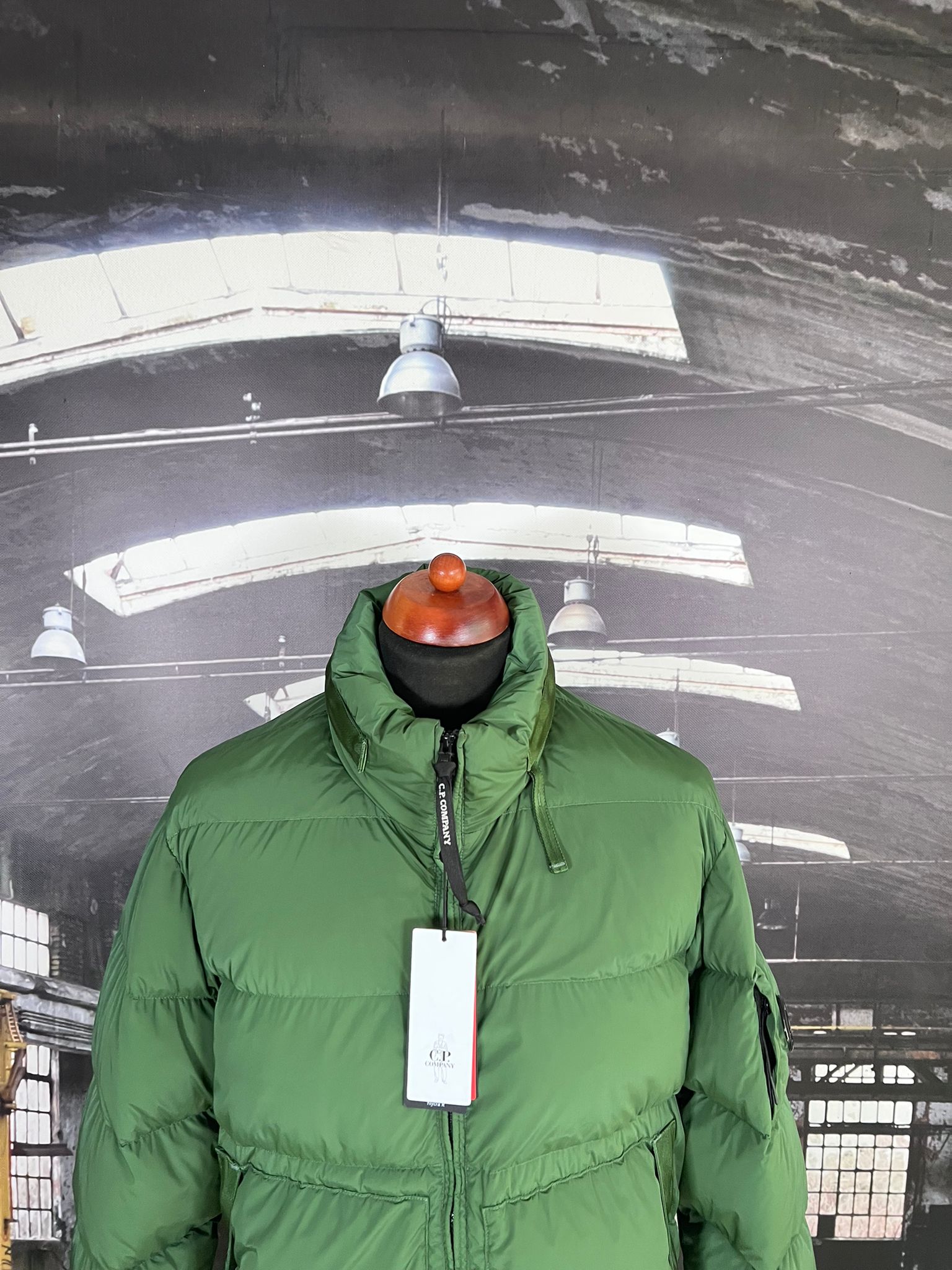 C.P. COMPANY NYCRA R DOWN LENS JACKET - X Clothing