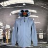 C.P. COMPANY DIAGONAL RAISED FULL ZIP GOGGLE HOODIE