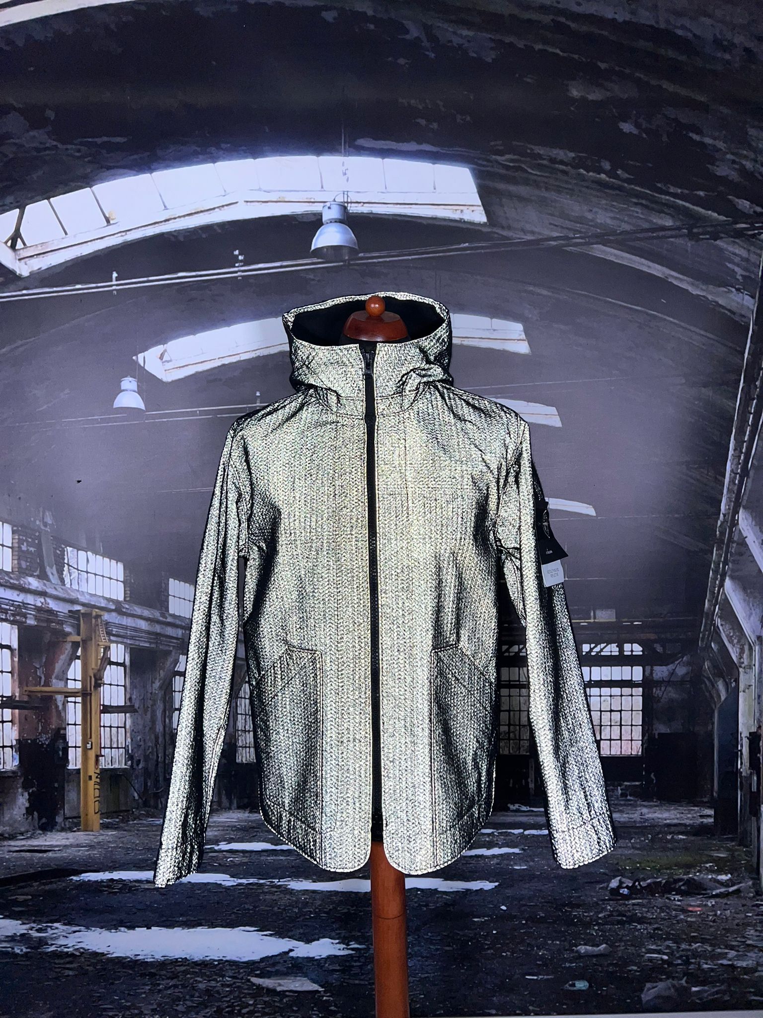 Stone island goggle jacket sale