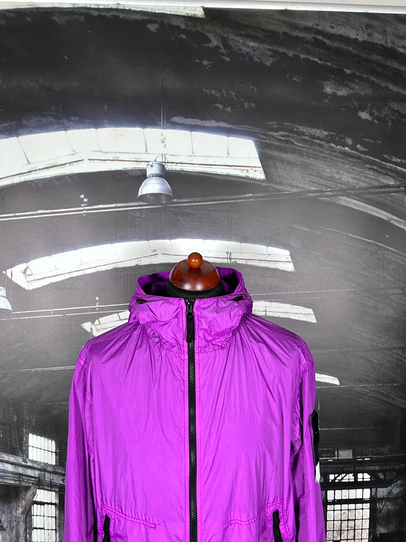 STONE ISLAND GARMENT DYED CRINKLE REPS NY JACKET - X Clothing