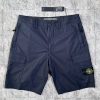 STONE ISLAND STRETCH COTTON CANVAS CARGO BERMUDA