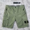 STONE ISLAND WA 'OLD' TREATMENT SHORTS