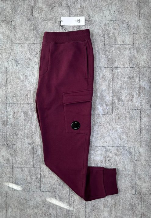 C.P. COMPANY DIAGONAL RAISED FLEECE SWEATPANTS