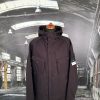 STONE ISLAND RASO GOMMATO DOUBLE GHOST PIECE HOODED JACKET