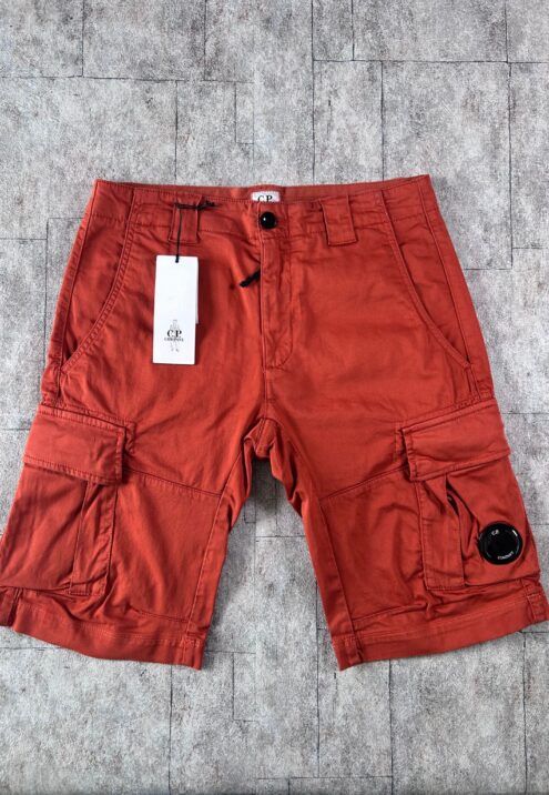 C.P. COMPANY TWILL STRETCH LENS SHORTS