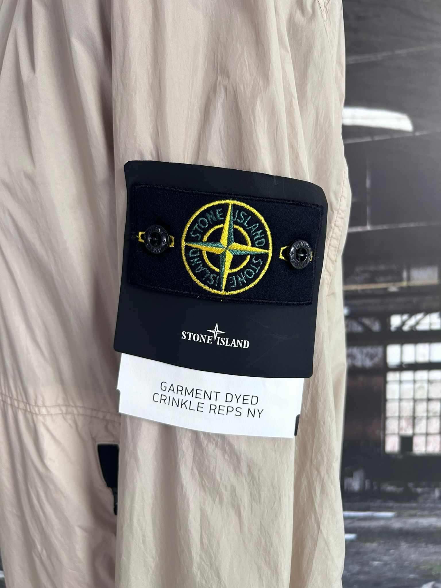 STONE ISLAND GARMENT DYED CRINKLE REPS NY JACKET - X Clothing